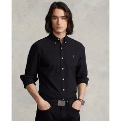 Рубашка зауженная из ткани оксфорд POLO RALPH LAUREN image