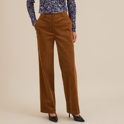 Wijde broek in fluweel ANNE WEYBURN image