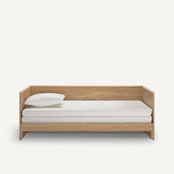 Cama 2 plazas abatible, chapado roble, Working AM.PM image