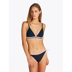 Triangle Swimming Costume Top TH Global Stripe TOMMY HILFIGER image