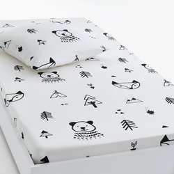 Drap-housse imprimé, Forest Camp LA REDOUTE INTERIEURS image