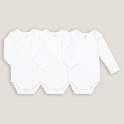 Комплект из трех боди из биохлопка LA REDOUTE COLLECTIONS image