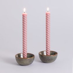 Lot de 2 bougies torsadées, Fabola LA REDOUTE INTERIEURS image