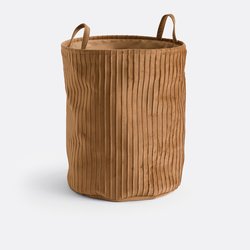 Корзина для белья из велюра с плиссировкой Velvetas LA REDOUTE INTERIEURS image