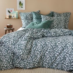Feuillage Foliage 100% Washed Cotton Duvet Cover LA REDOUTE INTERIEURS image