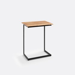 Hiba Solid Oak & Steel Side Table LA REDOUTE INTERIEURS image
