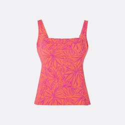 Printed Tankini Top LA REDOUTE COLLECTIONS PLUS image