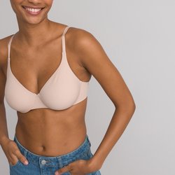 Soutien-gorge emboîtant en microfibre-Invisible LA REDOUTE COLLECTIONS image