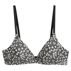 Soutien-gorge triangle sans armatures, en coton LA REDOUTE COLLECTIONS image