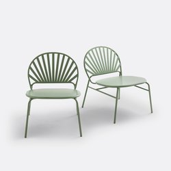 Lot de 2 fauteuils de jardin, métal acier, Solale LA REDOUTE INTERIEURS image
