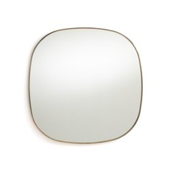 Miroir métal acier laiton vieilli H80 cm, Caligone AM.PM image