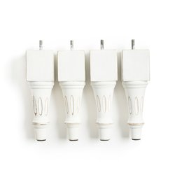 4er-Pack Bettfüsse, gedrechselt AM.PM image