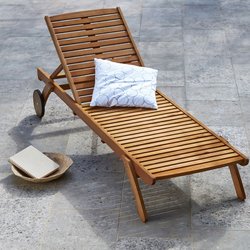 Bain de soleil, chaise longue, eucalyptus, Garden LA REDOUTE INTERIEURS image