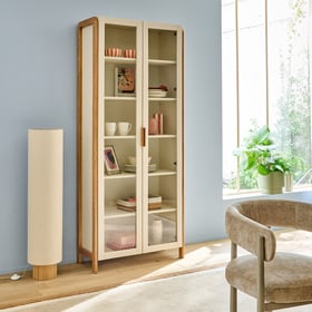La Redoute Interieurs Bücherregal/vitrine 2-türig, H200 Cm, Lumeko