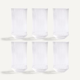 Am.pm 6er-set Saftgläser Allur, Aus Facettiertem Glas