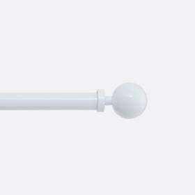 Cessot Decoration Ausziehbare Vorhangstange Mit Kugeln, 120/210 Cm