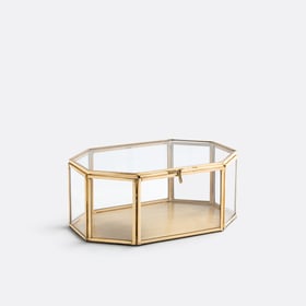 La Redoute Interieurs Aufbewarhungsbox Uyova Aus Glas Und Messing