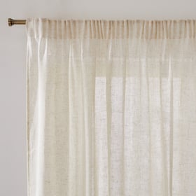 La Redoute Interieurs Vorhang Aron Aus Polyester Und Leinen, Mit Kräuselband Und Wave-faltung