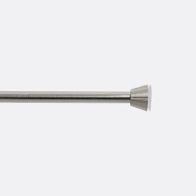 Cessot Decoration Ausziehbare Klemm-vorhangstange, 120/210 Cm