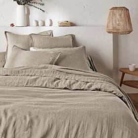 La Redoute Interieurs Duvetbezug Linot, 100% Gewaschenes Leinen