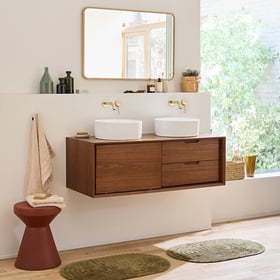 La Redoute Interieurs Hängewaschtisch B120 Cm, Noyeto