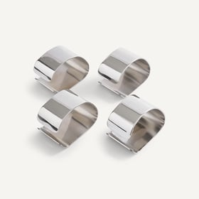 Am.pm Set Aus 4 Serviettenringen Anelli Aus Edelstahl