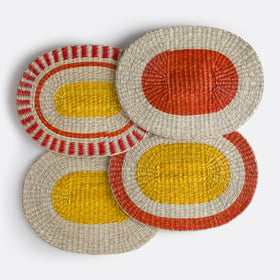 Set Aus 4 Tischsets Aus Herbarium, Tikki