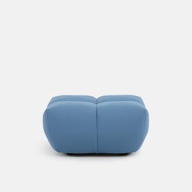 Hocker, Aus Gestepptem Stoff, 83 Cm Breit, Nuria