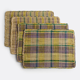Set Aus 4 Tischsets Mit Grafischen Motiven, Lian
