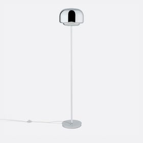Stehlampe Kinoko Aus Verchromtem Eisen