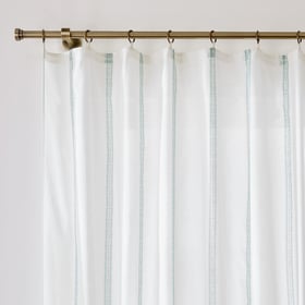 La Redoute Interieurs Vorhang Asti Mit Ikat-streifen Aus Baumwolle, Mit Ringen
