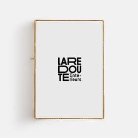 La Redoute Interieurs Messingrahmen, Zopfmuster, 21 X 29,5 Cm, Uyova