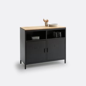 La Redoute Interieurs Küchen-sideboard Hiba Mit 2 Türen Und 2 Fächern