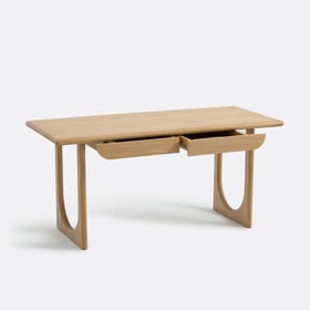 La Redoute Interieurs Xl Schreibtisch Aus Eiche Und Furnier, 2 Schubladen, Douve