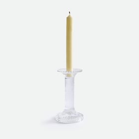 La Redoute Interieurs Standkerzenhalter Stria Aus Transparentem Glas, Höhe 16 Cm