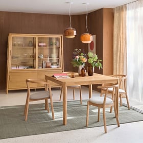 Quadratischer Esstisch Neodelito Aus Eiche, Für 4 Bis 8 Personen