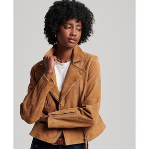 Veste en daim noir femme La Redoute