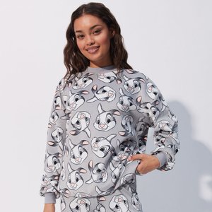 Sweat imprime tic et tac tictaciz rose Undiz La Redoute