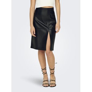 Jupe en cuir synthetique onlvera jupe en cuir synthetique Only La Redoute