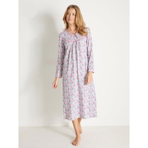 Chemise de nuit courte coton Daxon La Redoute