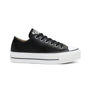 Converse all star cuir noir femme shop