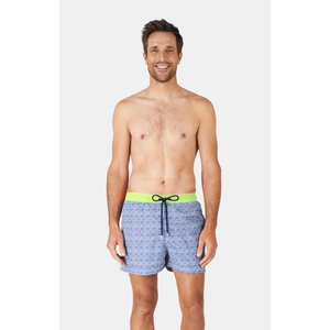 Short de bain en polyester recycle jungle denim Arthur La Redoute