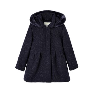 Parka a capuche chic effet peau de peche Vertbaudet La Redoute