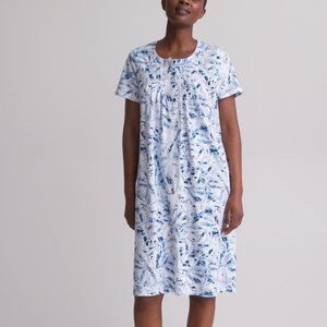Cotton nightdress with broderie anglaise detail Anne Weyburn La Redoute