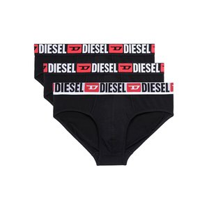 Set van 3 effen slips zwart grijs wit Diesel La Redoute