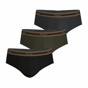 Lot de 3 slips en coton noir Eminence La Redoute