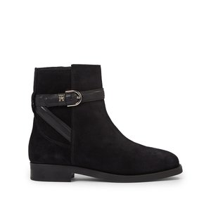 Essential leather ankle boots Tommy Hilfiger La Redoute