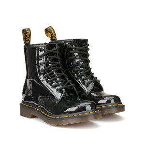 Botas de piel con plataforma jadon smooth negro Dr. Martens La Redoute