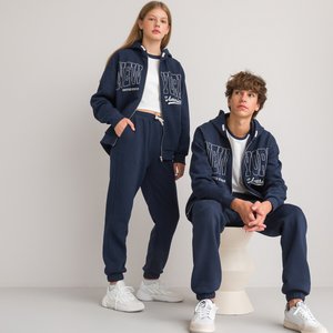 Sweatshirt joggers outfit navy blue white La Redoute Collections La Redoute