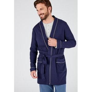 Robe de chambre thermolactyl a carreaux gris carreaux Damart La Redoute